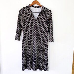 J. McLaughlin Ivana Dress in Pineapple Print, Size Medium